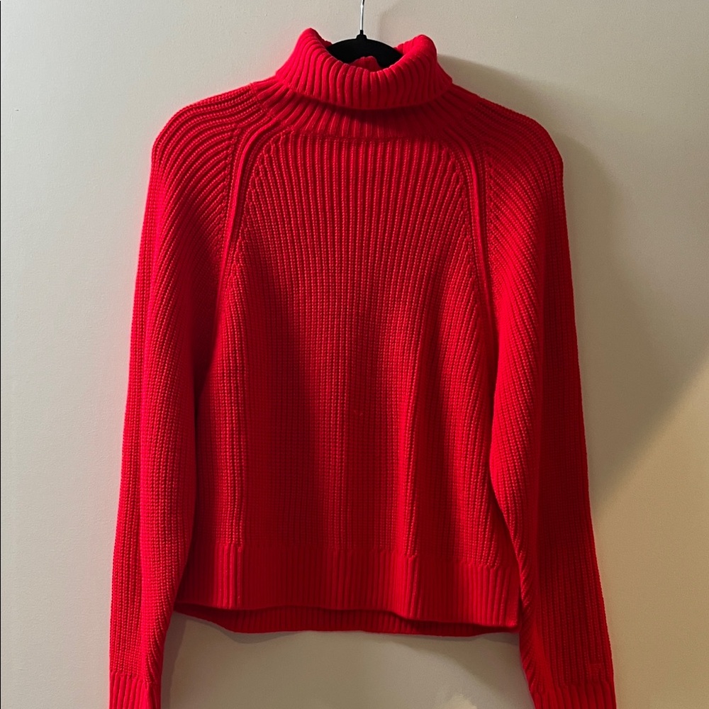 PINK Red Turtleneck Sweater
